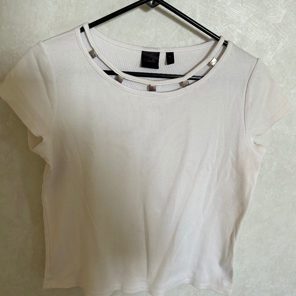 White Dressy Tee Shirt